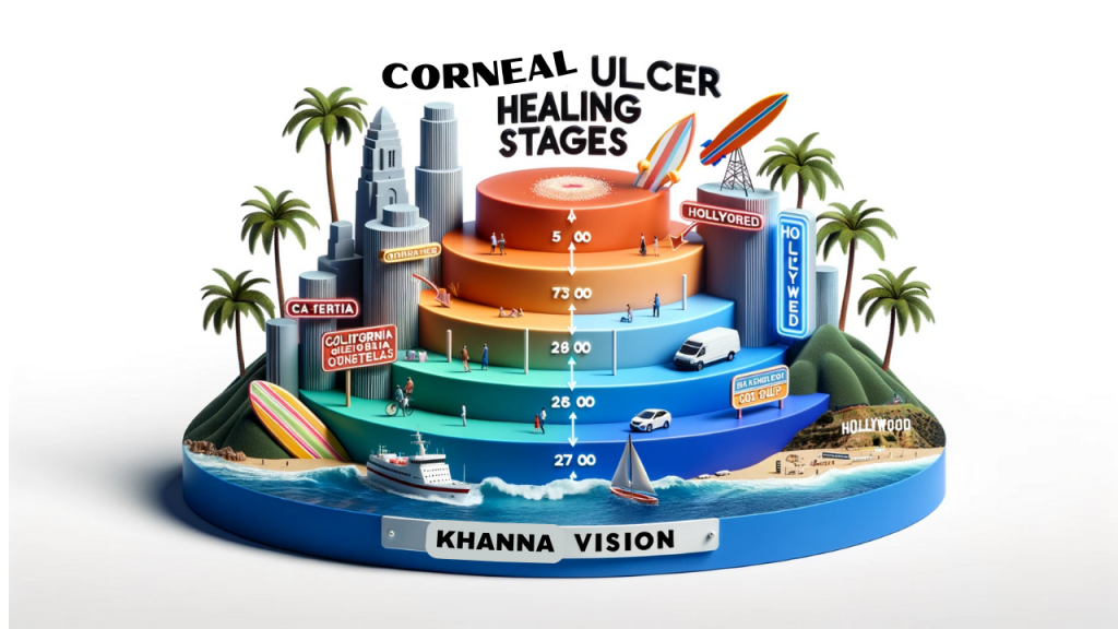 Corneal Ulcer Healing Stages